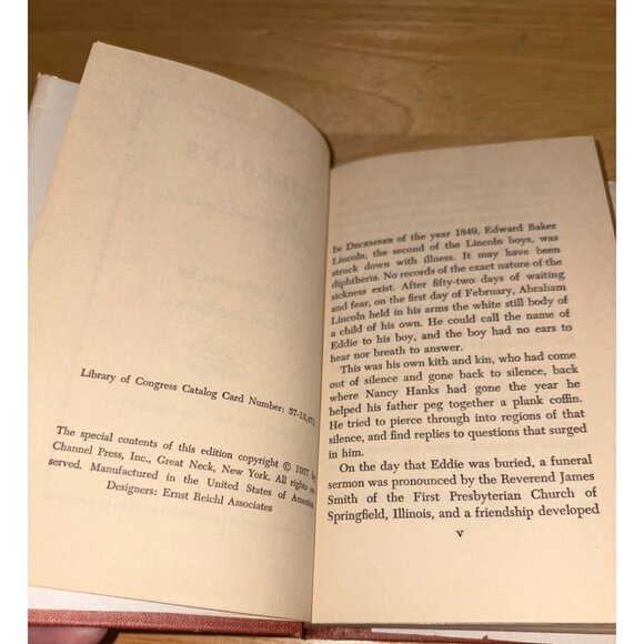 Lincolns Devotional By Carl Sandburg Hardcover Book With Dust Jacket 1957 - Picture 12 of 16